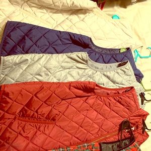 5 Old Navy vests